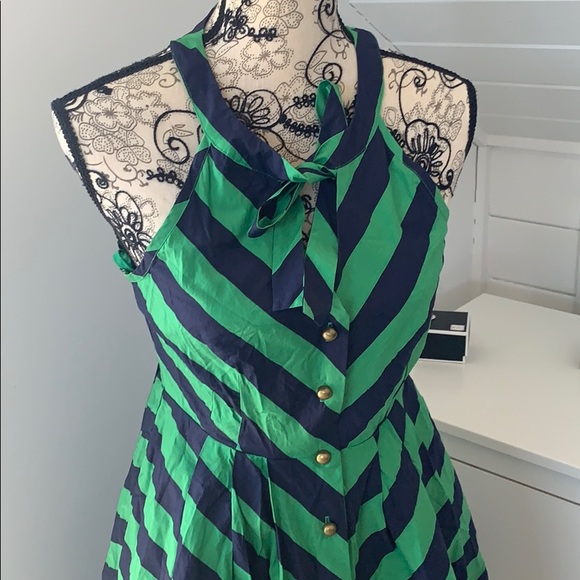 GIRLS FROM SAVOY Striped Dress Size 4 - Picture 2 of 7